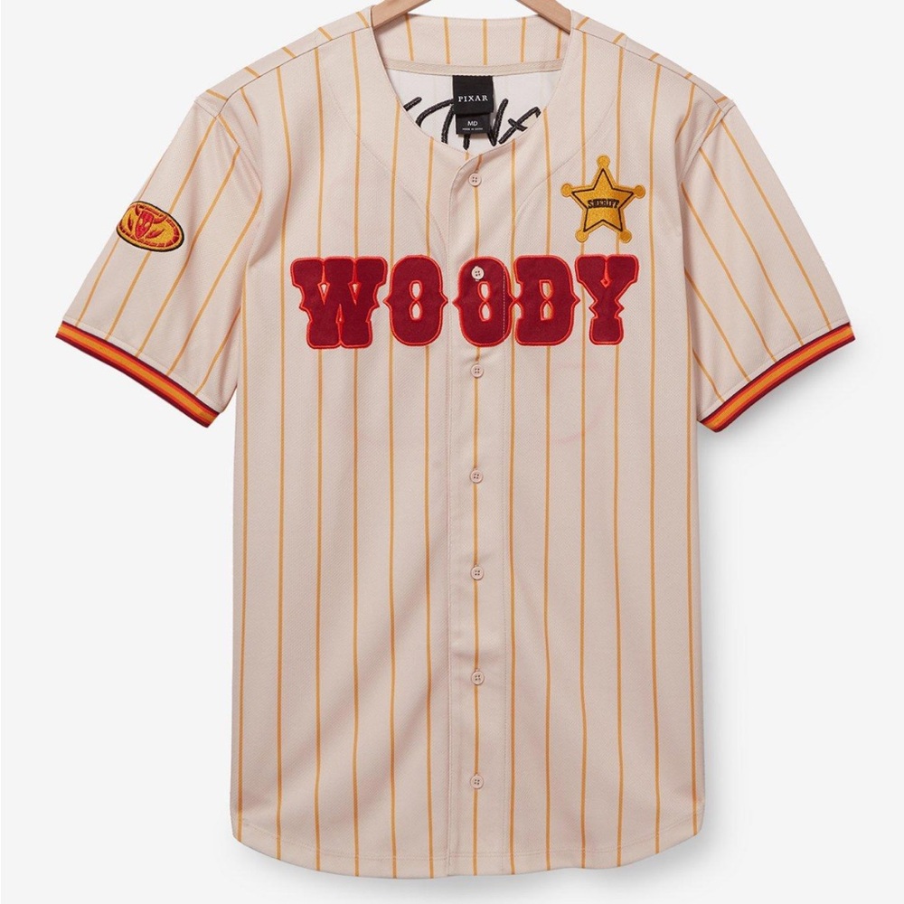 2t Disney Pixar Toy Story Jersey Woody Baseball Jersey  -BoxLunch Exclusive 🤠